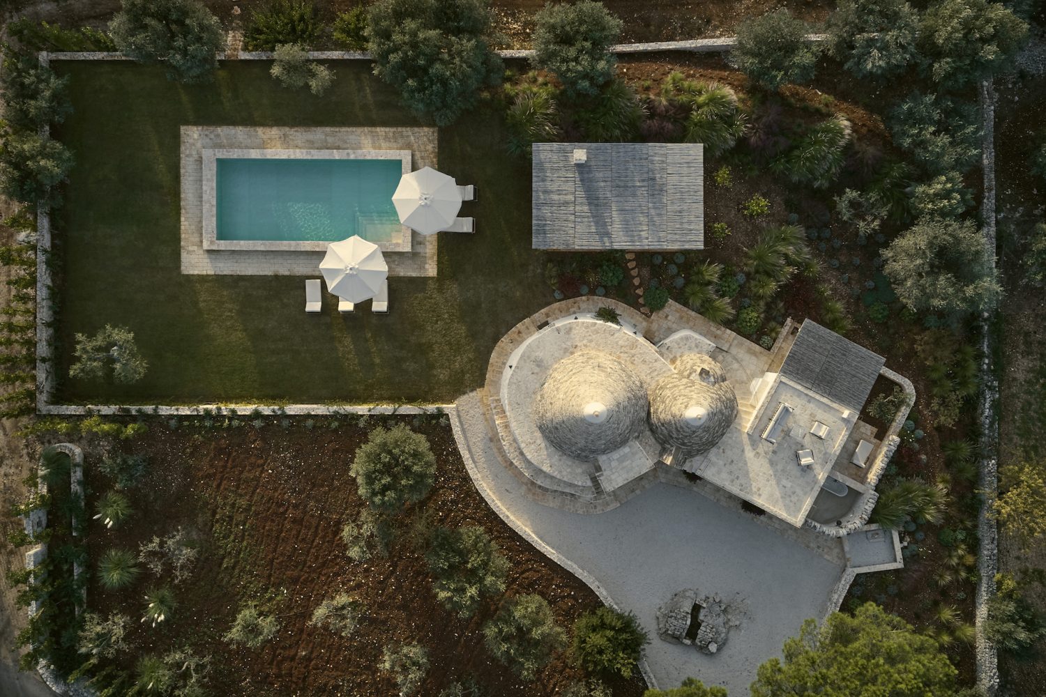 Trullo Petrarolo · Vue aérienne