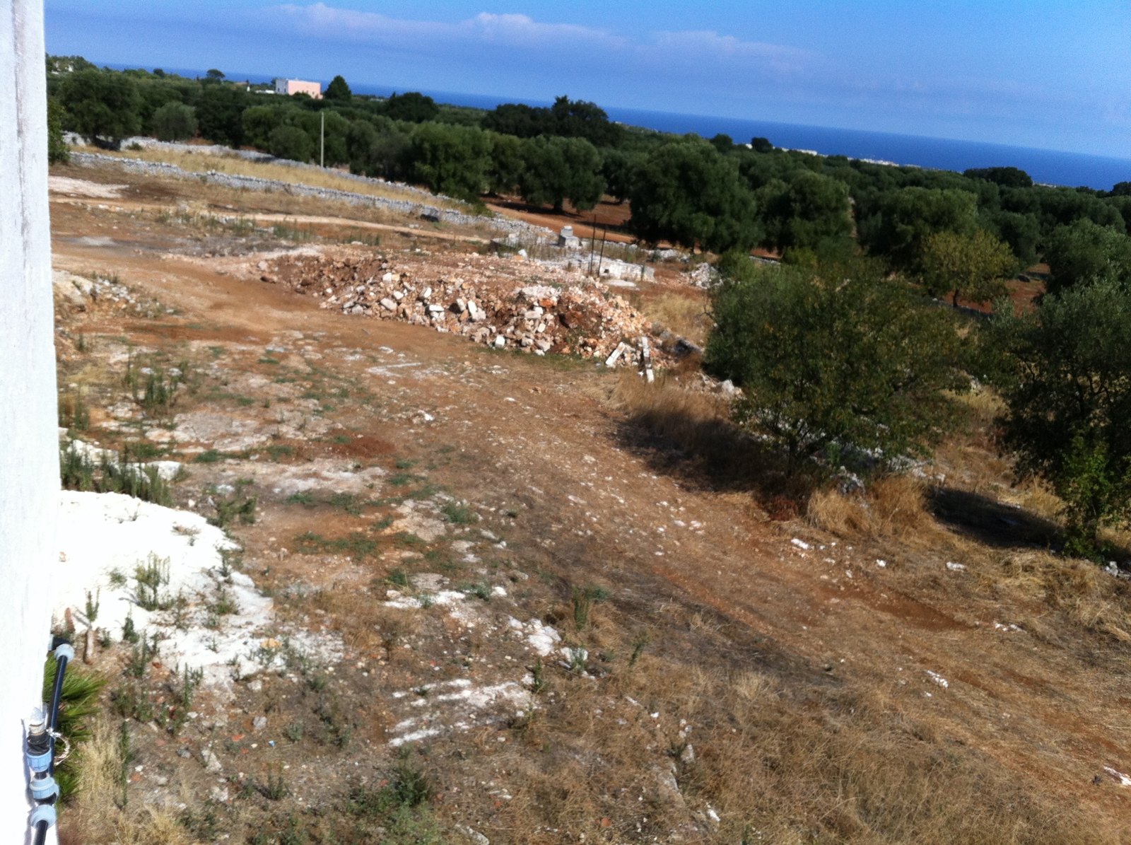 Le paysage before or during restoration