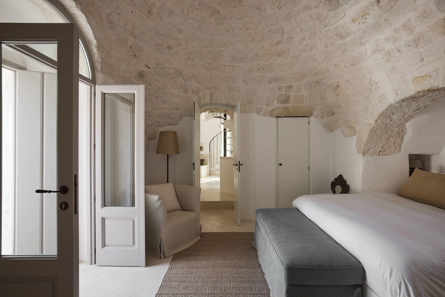 Trullo Petrarolo · Chambre en pierre
